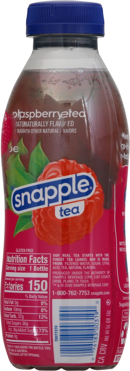 slide 6 of 9, Snapple Raspberry Tea - 16 fl oz, 16 oz