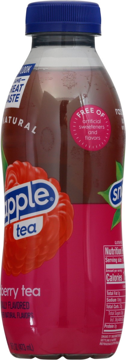 slide 3 of 9, Snapple Raspberry Tea - 16 fl oz, 16 oz