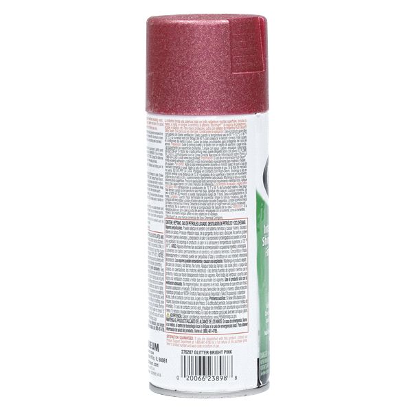 slide 4 of 9, Rust-Oleum Glitter Spray Paint - 276287, Pink, 10.25 oz