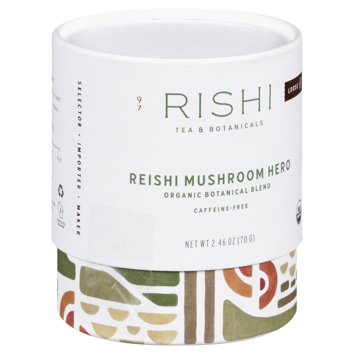 slide 3 of 12, Rishi Caffeine-Free Organic Loose Reishi Mushroom Hero Tea - 2.46 oz, 2.46 oz