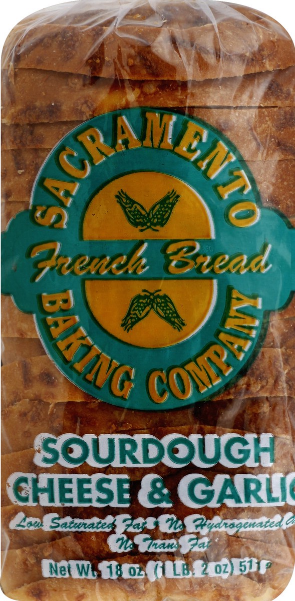 slide 2 of 5, Sacramento Baking Co. Sour Cheese & Garlic Round, 18 oz