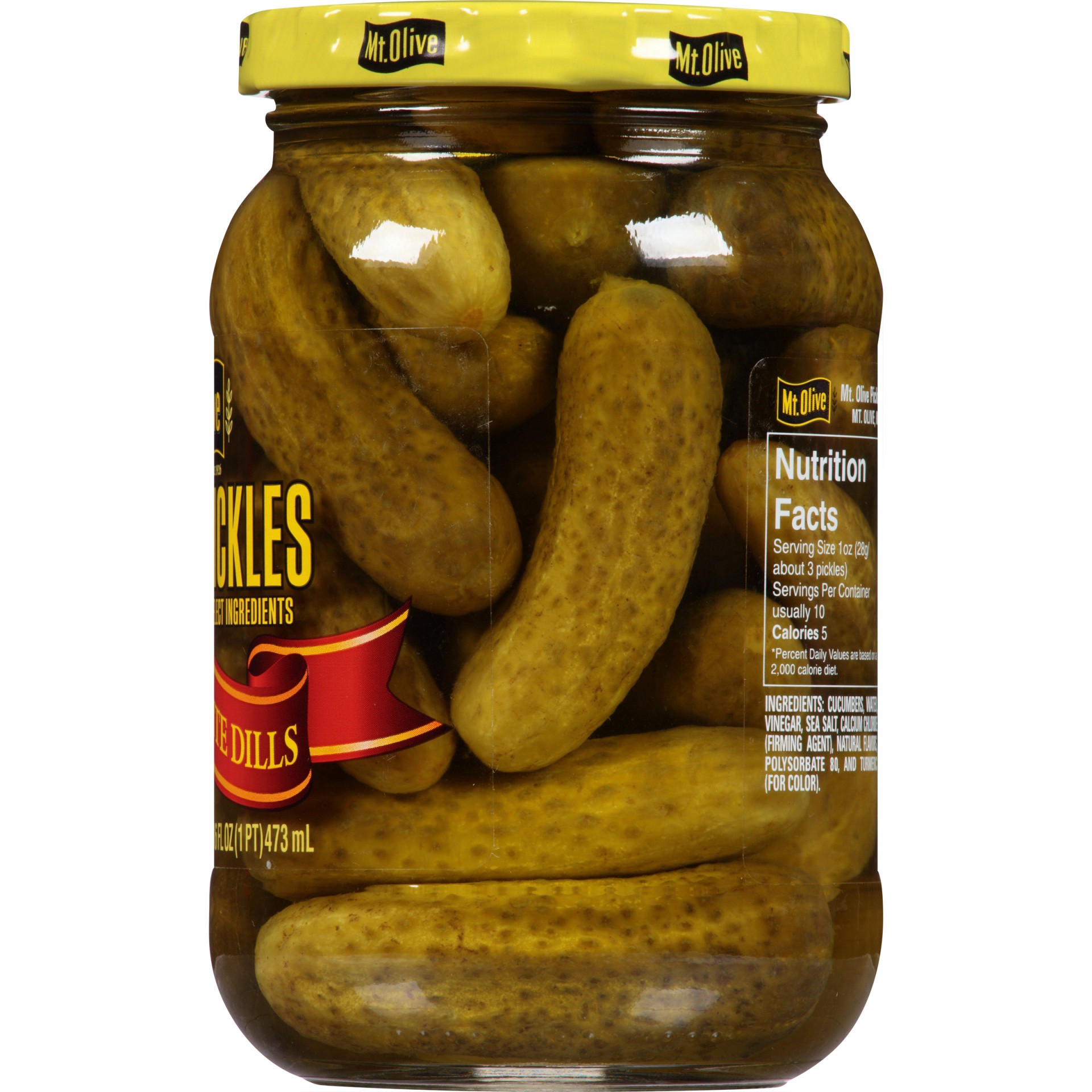 slide 4 of 6, Mt. Olive Simply Pickles Kosher Petite Dills Pickles, 16 fl oz