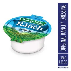 Hidden Valley Dressing Ranch Original Shelf Stable Cup - 1.25 Oz