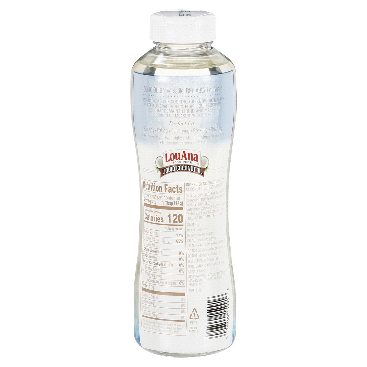 slide 2 of 2, LouAna Coconut Oil, 16 oz