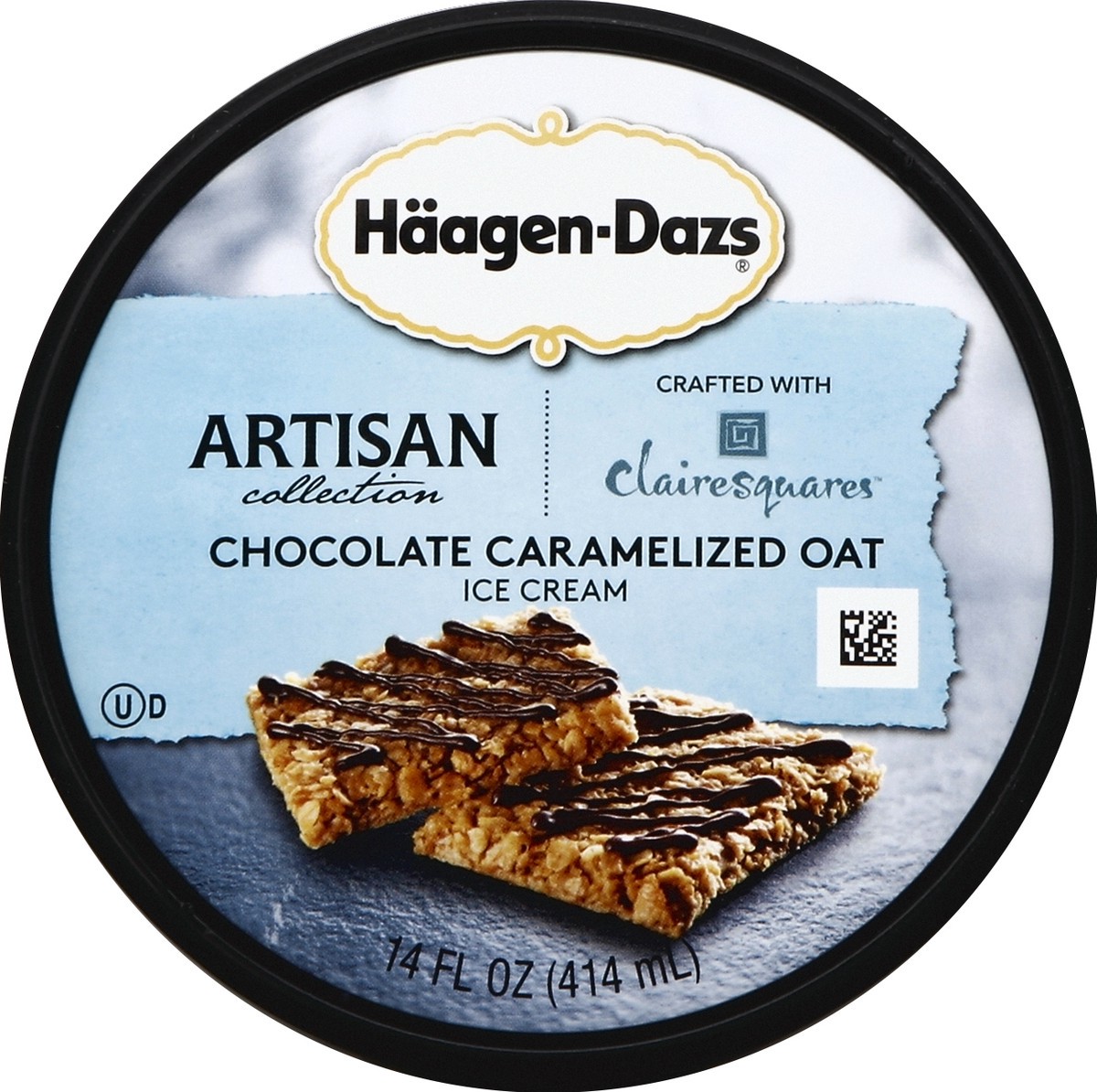 slide 2 of 3, Häagen-Dazs Chocolate Caramelized Oat Ice Cream, 14 oz