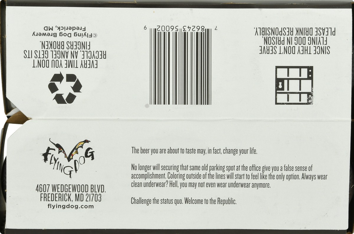 slide 5 of 8, Flying Dog Gonzo Imperial Porter 6pk Bottles, 6 ct