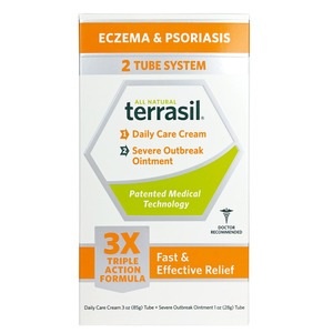 slide 1 of 1, Terrasil Eczema & Psoriasis 2 Tube System, 1 ct