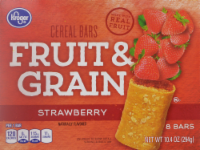 slide 1 of 4, Kroger Fruit & Grain Strawberry Cereal Bars, 8 ct; 1.3 oz