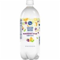 slide 1 of 1, Kroger Blackberry Citrus Seltzer Water - 33.87 fl oz, 33.87 fl oz