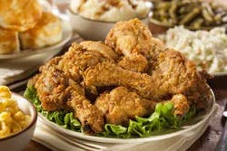 Hot/dark 4pc Fried Chickn Meal
