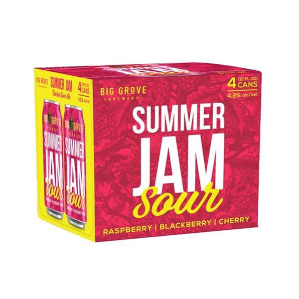 slide 1 of 1, Big Grove Brewery Big Grove Strawberry Jam, 4 Pack, 16 oz