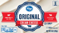 slide 1 of 1, Kroger Original Cream Cheese, 8 oz