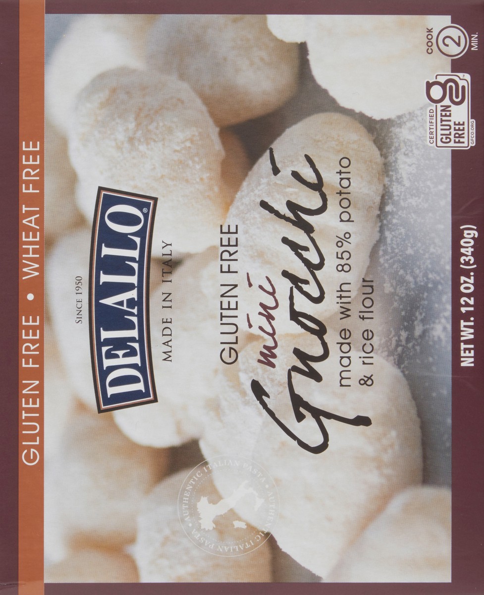 slide 2 of 8, Delallo Gluten Free Potato & Rice Flour Gnocchi, 12 oz