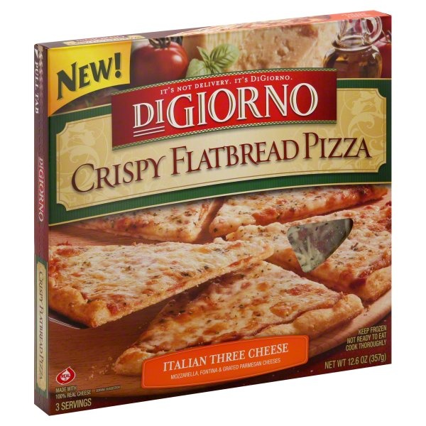 slide 1 of 1, DiGiorno Italian Three Cheese Flatbread, 1 ct