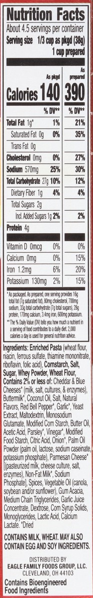 slide 11 of 13, Hamburger Helper Mild Spicy Garlic Parmesan Pasta & Cheese Sauce Mix 6 oz, 6 oz