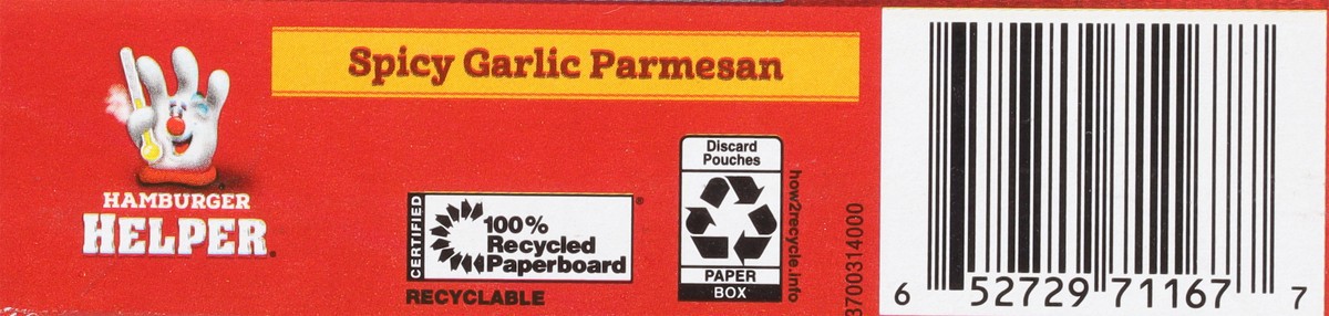 slide 8 of 13, Hamburger Helper Mild Spicy Garlic Parmesan Pasta & Cheese Sauce Mix 6 oz, 6 oz
