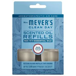 Mrs. Meyer''s Clean Day Scented Oil Refills, Rain Water, contains 2 .67 fl oz refills