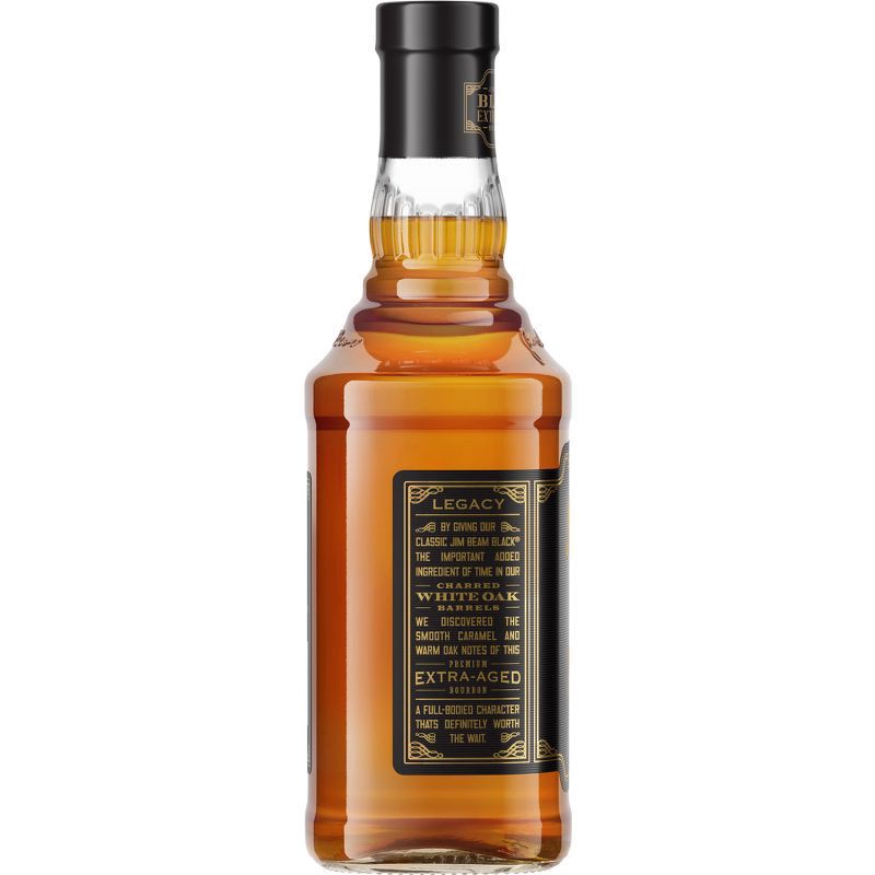 slide 2 of 7, Jim Beam Black Extra-Aged Kentucky Straight Bourbon Whiskey 750 ml, 750 ml