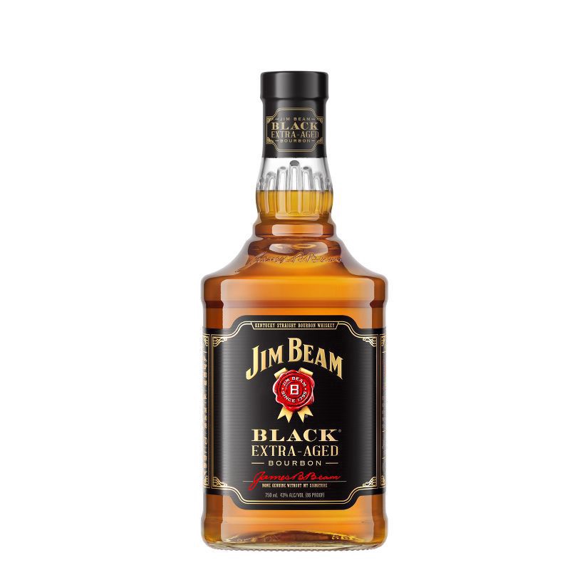 slide 1 of 7, Jim Beam Black Extra-Aged Kentucky Straight Bourbon Whiskey 750 ml, 750 ml