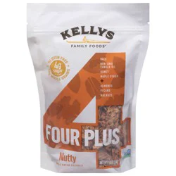 Kellys Family Foods Four Plus Nutty Granola 12 oz