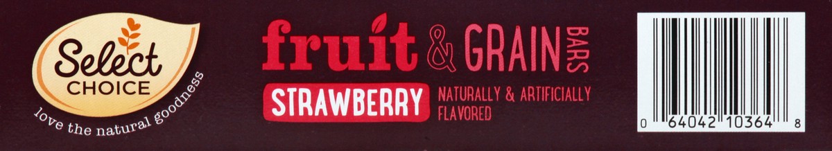 slide 4 of 10, Select Choice Strawberry Fruit & Grain Bars, 8 ct