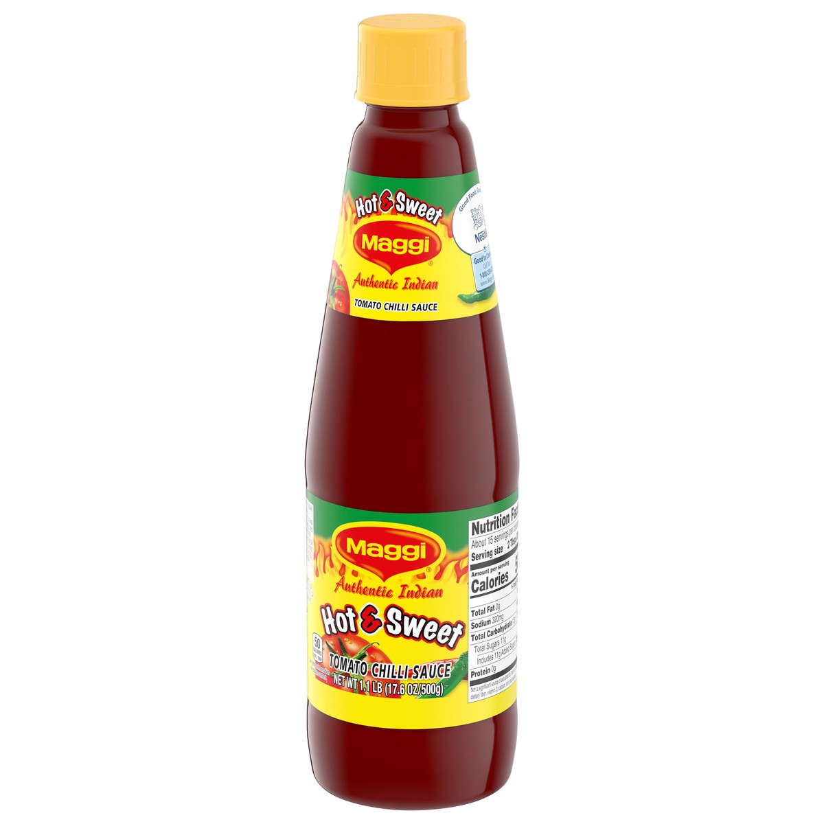 slide 3 of 9, Maggi Hot and Sweet Tomato Chili Sauce, 17.64 oz