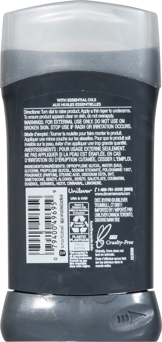 slide 6 of 10, Dove Men+Care Morning Fresco Deodorant 3.0 oz, 3 oz
