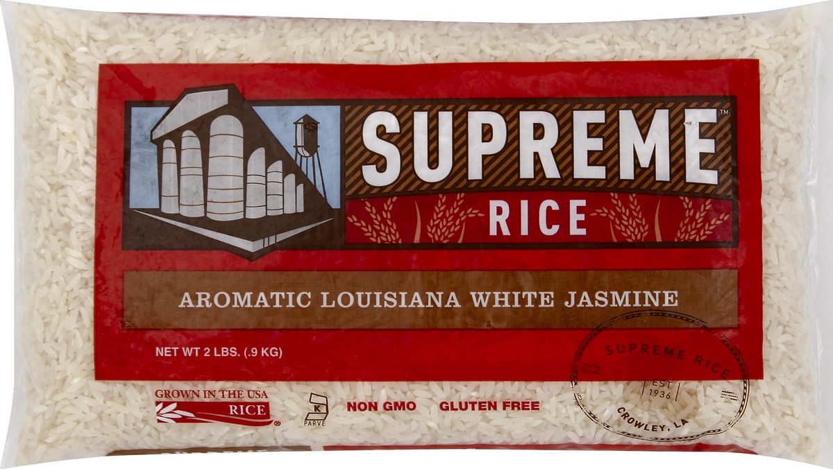 slide 3 of 5, Supreme Aromatic Louisiana White Jasmine Rice, 2 lb