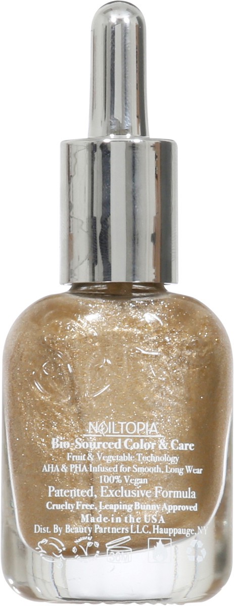 slide 6 of 12, Nailtopia Liquid Gold Nail Lacquer 0.41 fl oz, 1 ct