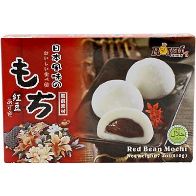 slide 1 of 1, Royal Family Red Bean Mochi, 6 ct