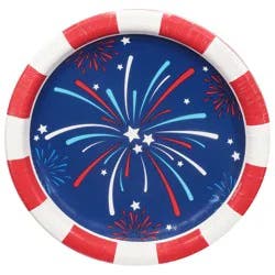 Say Hooray! Lady Liberty Plates - 8 ct