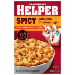 Hamburger Helper Medium Spicy Jalapeno Cheeseburger Pasta & Cheese Sauce Mix 6 oz