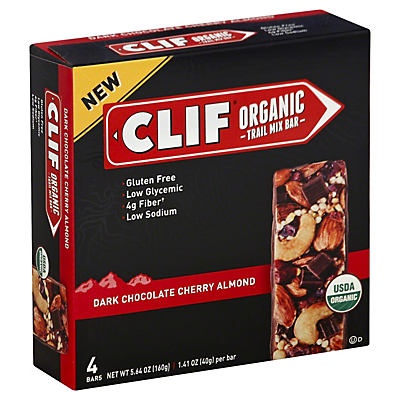 slide 1 of 1, CLIF Organic Dark Chocolate Cherry Almond Trail Mix Bar, 1.41 oz