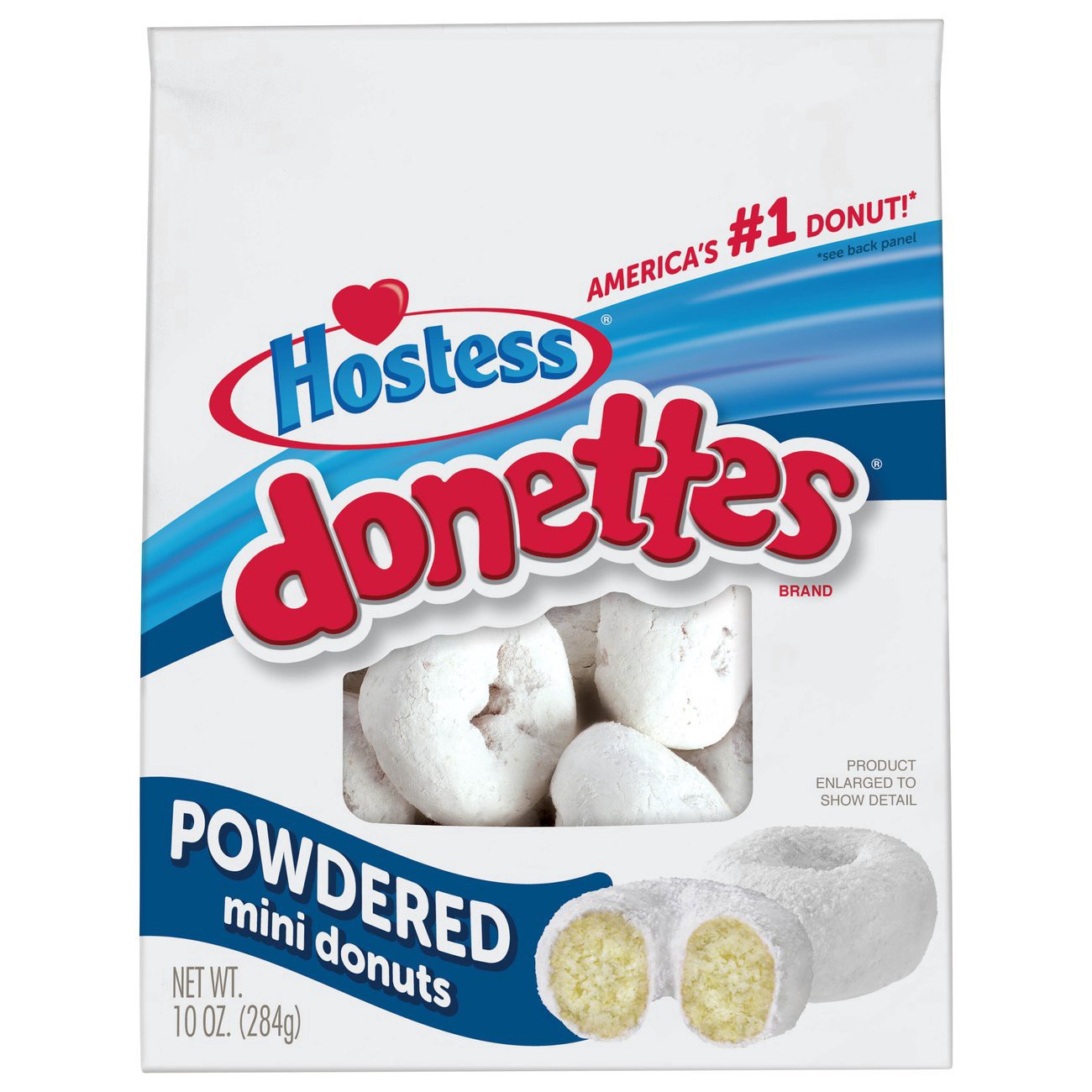 slide 1 of 1, Hostess Donettes, Powdered Mini Donuts, 10 Oz. Bag, 10 oz
