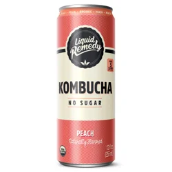Liquid Remedy Kombucha Peach, 12 fl oz