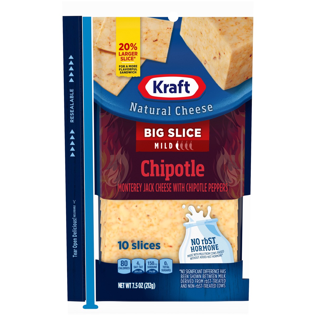 slide 7 of 13, Kraft Cheese, 7.5 oz