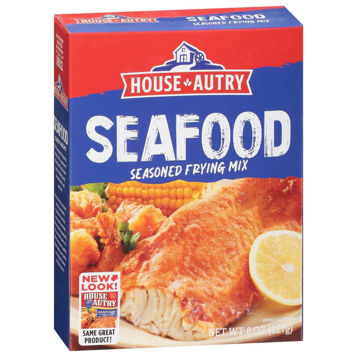 slide 7 of 9, House-Autry Seafood Seasoned Frying Mix 8 oz, 8 oz