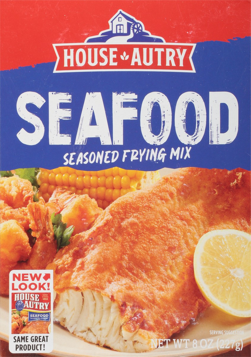 slide 4 of 9, House-Autry Seafood Seasoned Frying Mix 8 oz, 8 oz