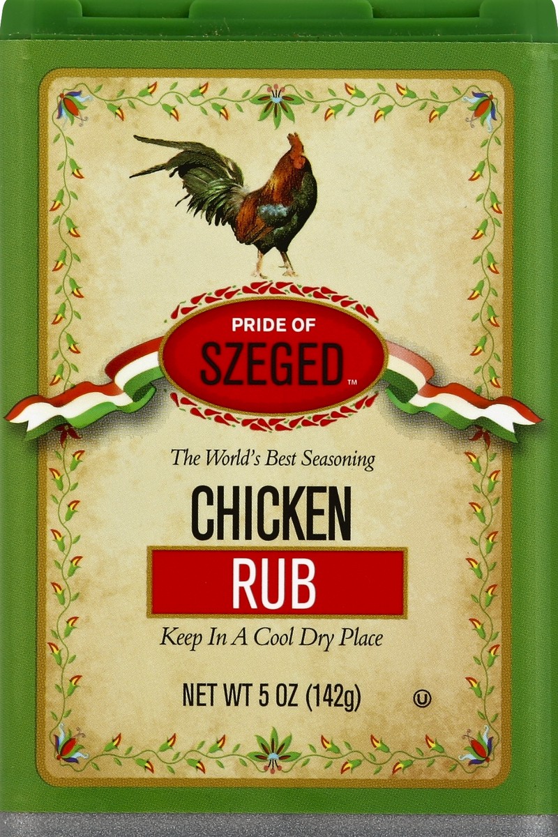 slide 4 of 4, Pride of Szeged Chicken Rub 5 oz, 5 oz