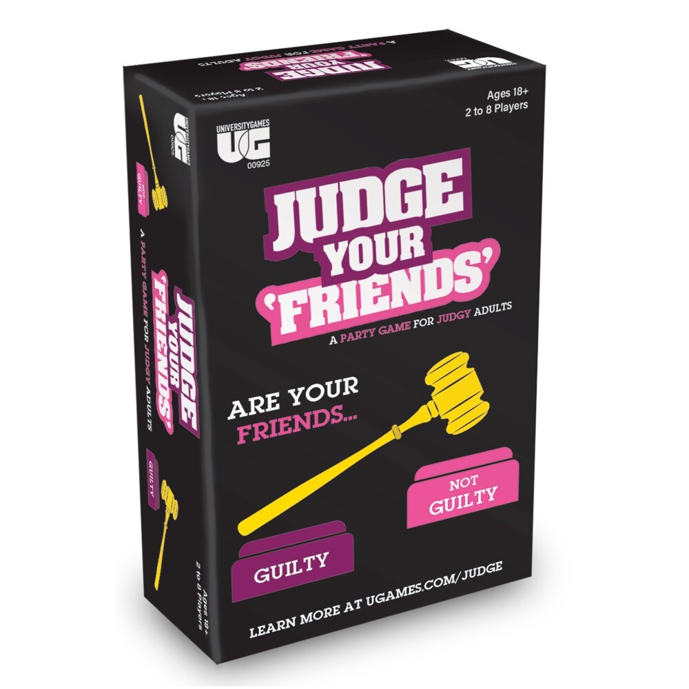 slide 1 of 1, University Games Judge Your 'Friends'' Board Game, 1 ct