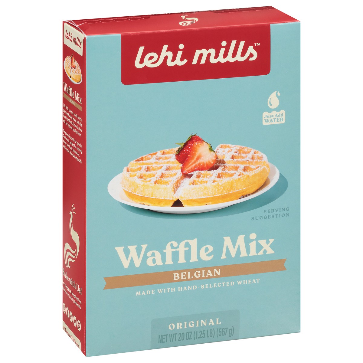 slide 2 of 9, Lehi Mills Original Belgian Waffle Mix 20 oz, 20 oz