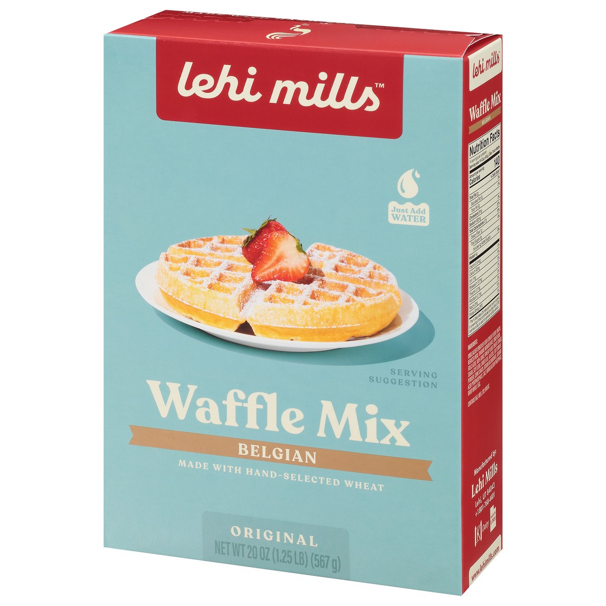 slide 3 of 9, Lehi Mills Original Belgian Waffle Mix 20 oz, 20 oz