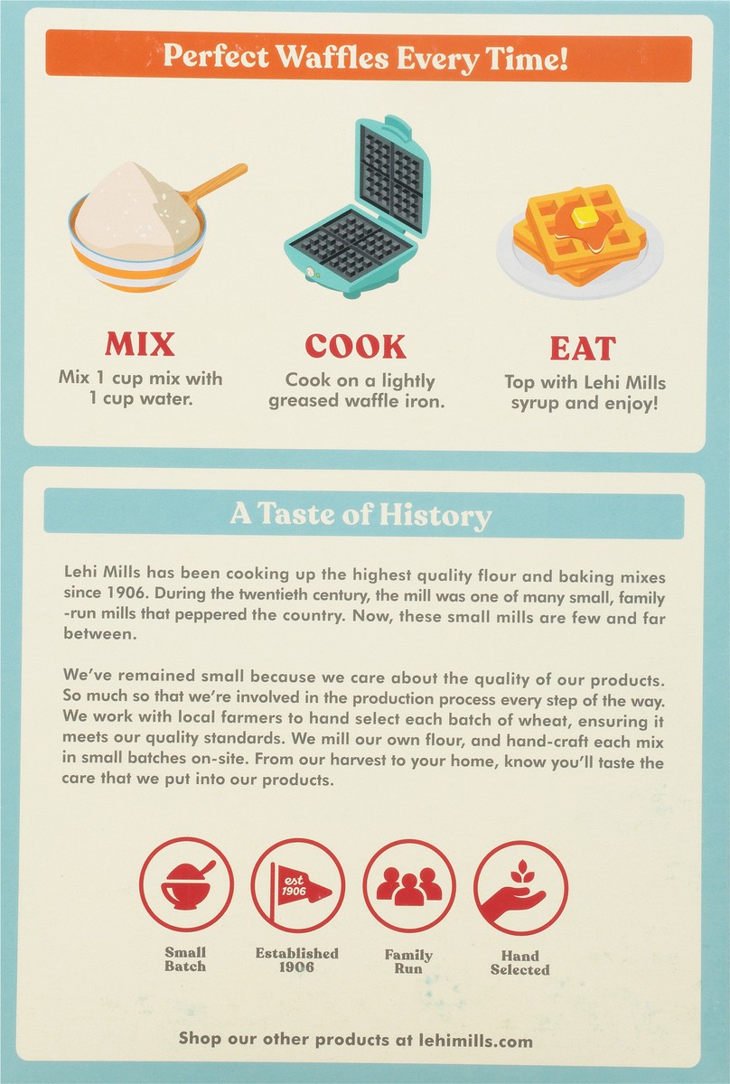 slide 5 of 9, Lehi Mills Original Belgian Waffle Mix 20 oz, 20 oz