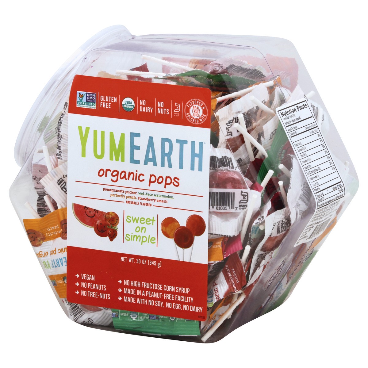 slide 3 of 9, YumEarth Pops 30 oz, 30 oz