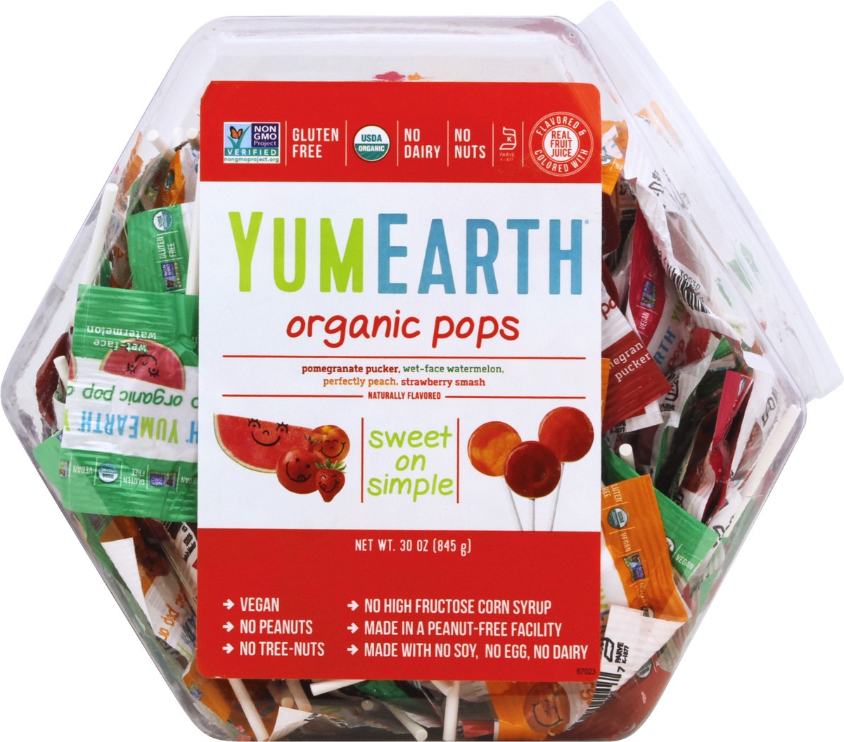 slide 5 of 9, YumEarth Pops 30 oz, 30 oz