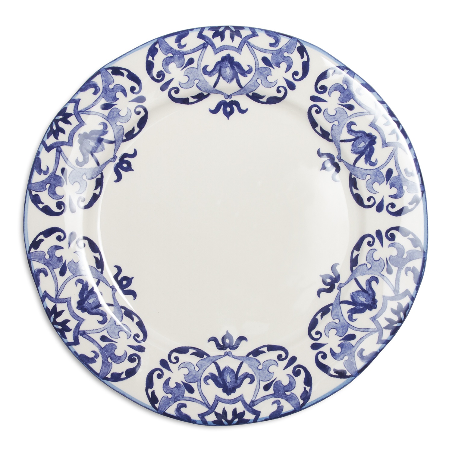 slide 1 of 1, Sur La Table Blue Tile Dinner Plate, 11 in