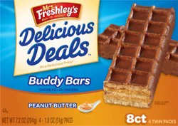 Mrs. Freshley's Delicious Deals™ Peanut Butter Buddy Bars 4-1.8 oz. Wrappers