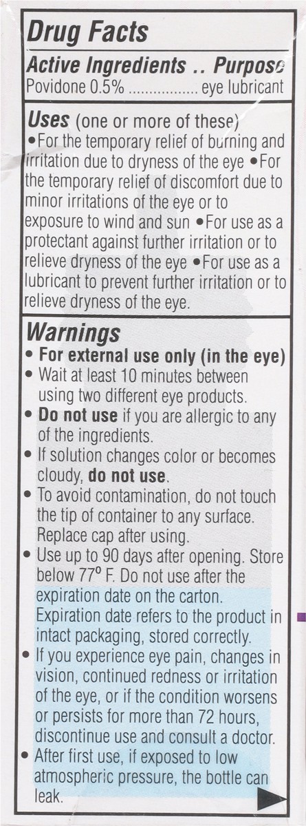 slide 7 of 9, iVIZIA Sterile Lubricant Eye Drops for Dry Eyes, Preservative-Free, Moisturizing, Dry Eye Relief, Contact Lens Friendly, 0.33 fl oz Bottle, 0.33 fl oz