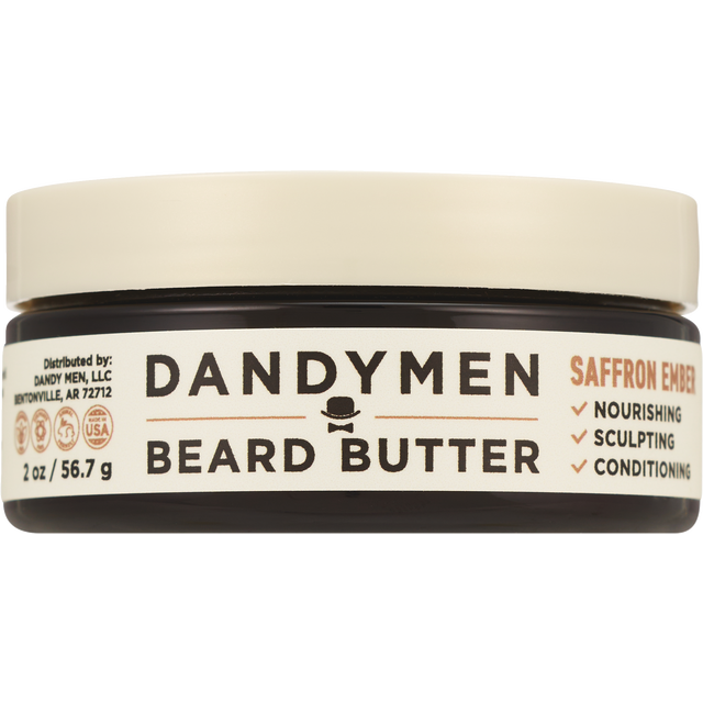 slide 1 of 1, Dandymen Beard Butter, Saffron Ember, 2 oz