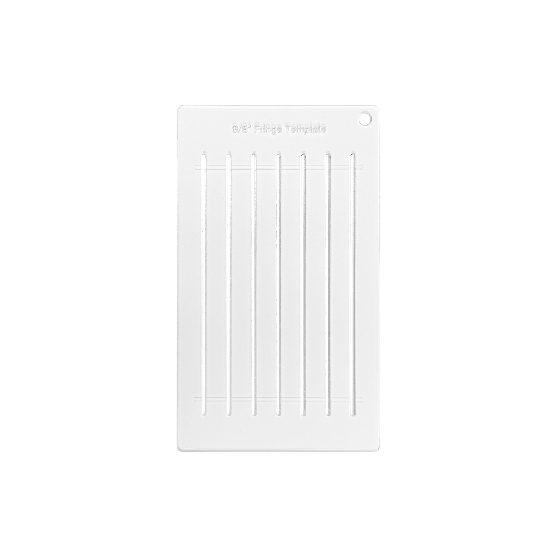 slide 2 of 3, Fringe Template By Make Market, cut fringe up to 5 ct; 3/16 in